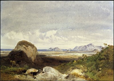 Krajobraz nadmorski autorstwa Eduard Hildebrandt