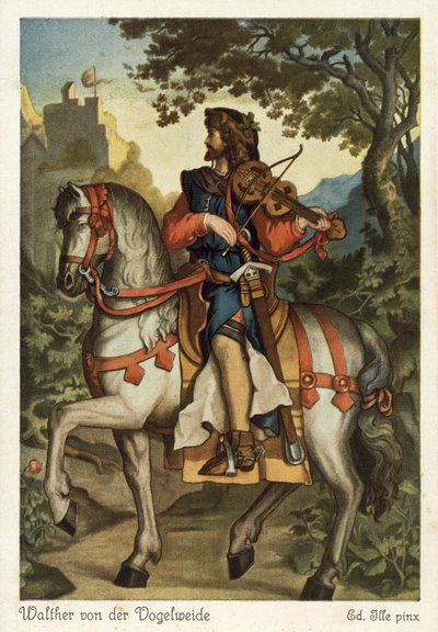 Walther von der Vogelweide autorstwa Eduard Ille
