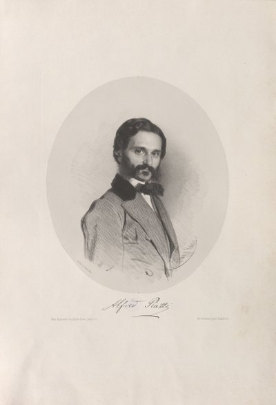 Portret wiolonczelisty i kompozytora Alfredo Piattiego 1822-1901 , 1858. autorstwa Eduard Kaiser