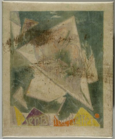 Projekt okładki almanachu „Der Blaue Reiter” autorstwa Eduard Schiemann
