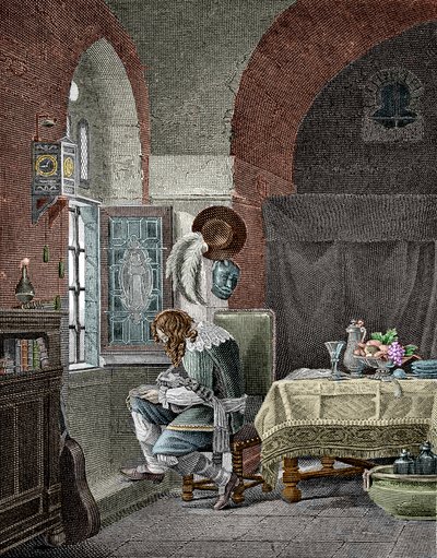 Człowiek w żelaznej masce, więzień — Edouard Schuler autorstwa Eduard Schuler