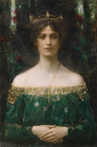 Córka króla, przed 1902 rokiem. autorstwa Eduard Veith