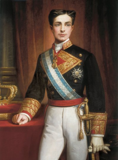 Portret Alfonsa XII (Alfons XII autorstwa Eduardo Balaca y Canseco