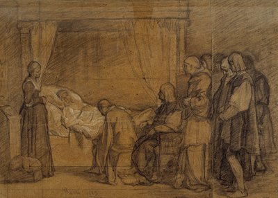 Studium testamentu Izabeli Katolickiej autorstwa Eduardo Rosales