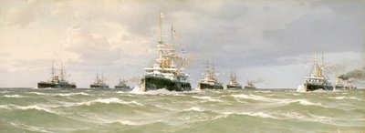 Eskadra Kanału La Manche autorstwa Eduardo de Martino