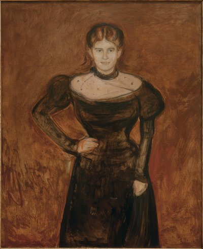 Aase Nørregaard autorstwa Edvard Munch