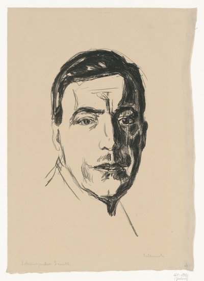 Albrecht Schmidt (kowal) autorstwa Edvard Munch