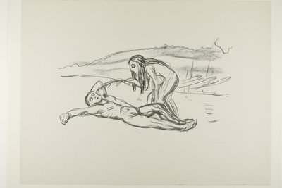 Alfa i Omega autorstwa Edvard Munch