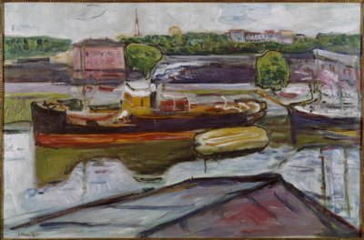 Na trasie w Lubece autorstwa Edvard Munch