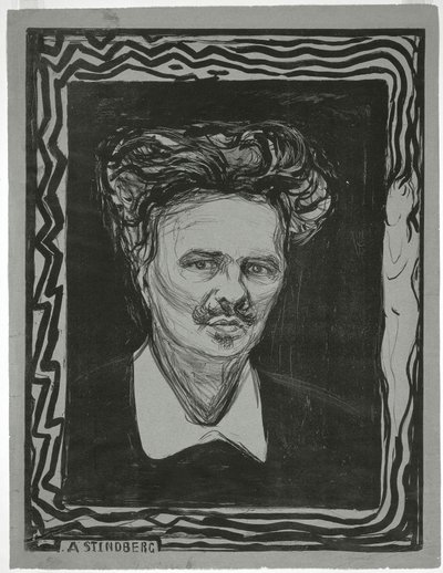 August Strindberg autorstwa Edvard Munch
