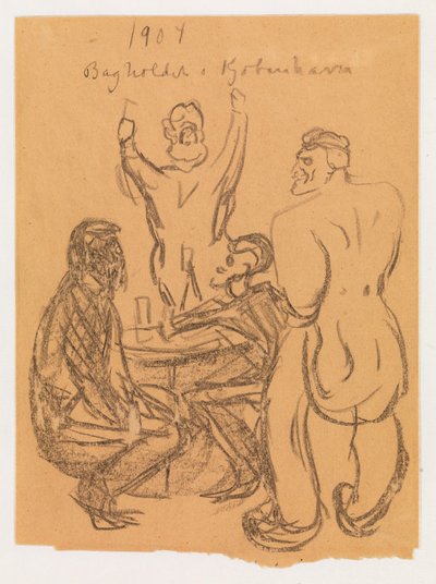 Zasadzka w Kopenhadze autorstwa Edvard Munch