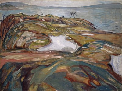 Krajobraz nadmorski, 1918 autorstwa Edvard Munch