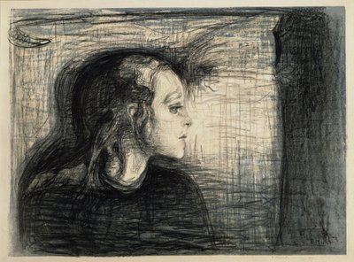 Chore dziecko I autorstwa Edvard Munch