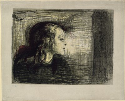 Chore dziecko I autorstwa Edvard Munch