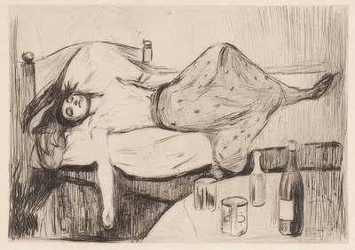 Dzień później. 1894 autorstwa Edvard Munch
