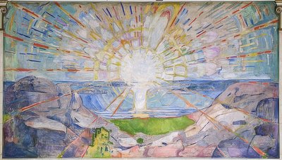 Słońce. 1911-16 autorstwa Edvard Munch