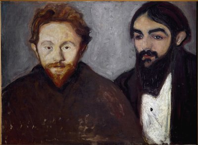 Podwójny portret autorstwa Edvard Munch