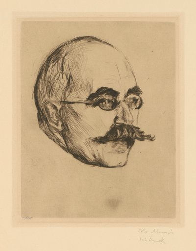 Dr Gustav Schiefler autorstwa Edvard Munch