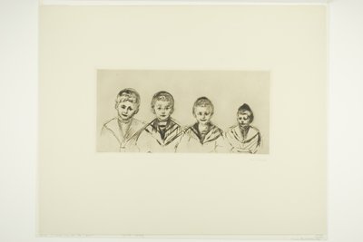 Czterej synowie doktora Lindego autorstwa Edvard Munch