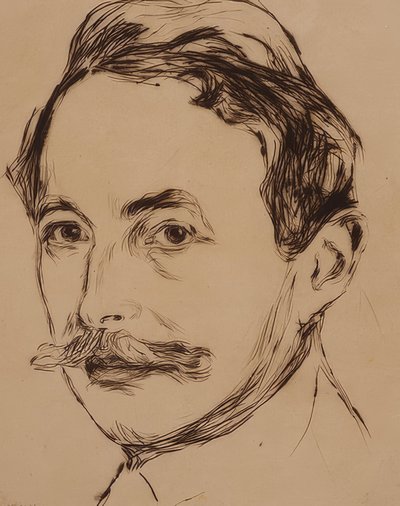 Dr. Max Linde. 1902 autorstwa Edvard Munch