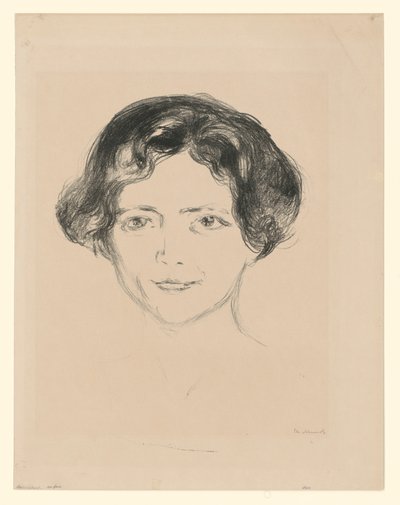 Edith Rode autorstwa Edvard Munch
