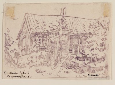 Domek Edvarda Muncha w Åsgårdstrand autorstwa Edvard Munch