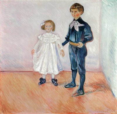 Erdmute i Hans-Herbert Esche, autorstwa Muncha, Edvarda (1863-1944). olej na płótnie autorstwa Edvard Munch