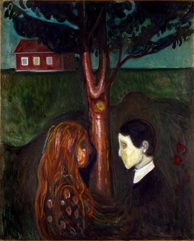 Oczy w oczach Obraz Edvarda Muncha (1863-1944) 1894 Nd. 136x110 cm Oslo, Miejskie Zbiory Sztuki Munch Museum (Musee Munch) autorstwa Edvard Munch