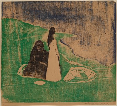 Kobiety na brzegu morza. 1898 autorstwa Edvard Munch