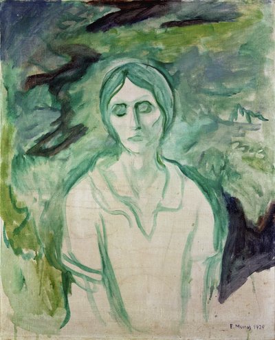 Gotycka dziewczyna autorstwa Edvard Munch