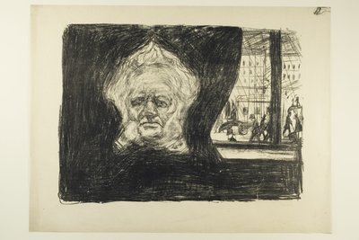 Henrik Ibsen w Grand Café autorstwa Edvard Munch