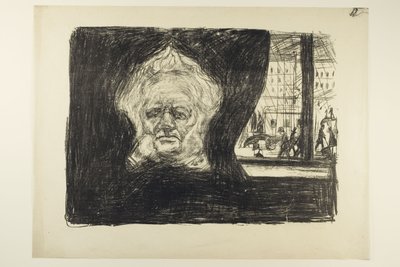 Henrik Ibsen w Grand Café autorstwa Edvard Munch