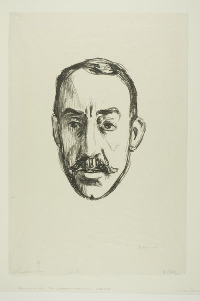 Henry van de Velde autorstwa Edvard Munch