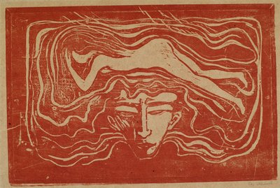 W mózgu mężczyzny autorstwa Edvard Munch