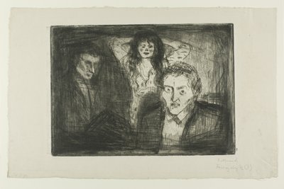Zazdrość autorstwa Edvard Munch