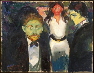 Zazdrość autorstwa Edvard Munch