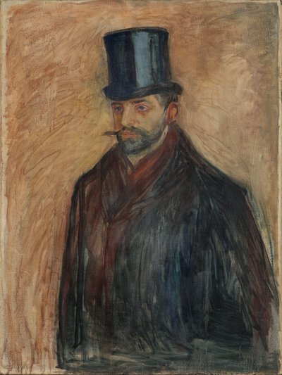 Julius Meier-Graefe, ok. 1894 (olej na płótnie) autorstwa Edvard Munch