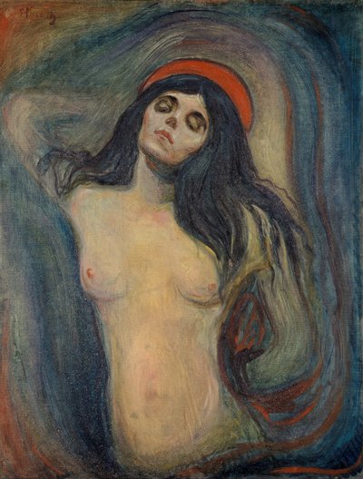 Madonna autorstwa Edvard Munch