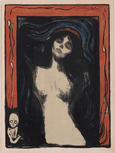 Madonna autorstwa Edvard Munch