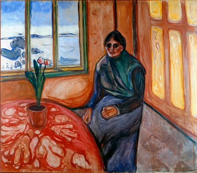 Melancolie (Laura) Obraz Edvarda Muncha (1863-1944) 1899 Nd. 110x126 cm Oslo, Miejskie Zbiory Sztuki Munch Museum (Musee Munch) autorstwa Edvard Munch