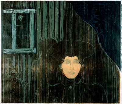 Bimber (drzeworyt) autorstwa Edvard Munch