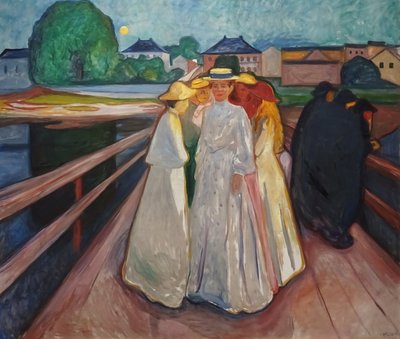 Na moście autorstwa Edvard Munch