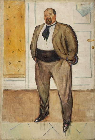 ""Portret konsula Christen Sandberg (1861-1918)"" Obraz Edwarda Muncha (1863-1944) 1901 Munch Museum, Oslo autorstwa Edvard Munch