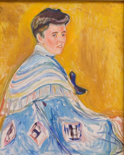 Portret Hanni Esche, autorstwa Muncha, Edvarda (1863-1944). olej na płótnie autorstwa Edvard Munch
