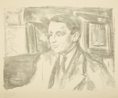Portret Wolfganga Gurlitta, 1912. autorstwa Edvard Munch
