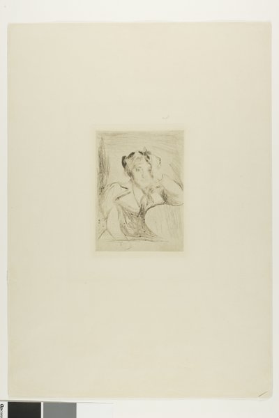 Portret młodej kobiety (Amerykańska dziewczyna) autorstwa Edvard Munch