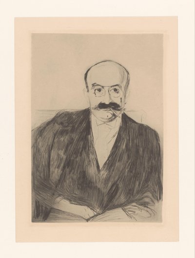 Portret dr. Max Ash autorstwa Edvard Munch