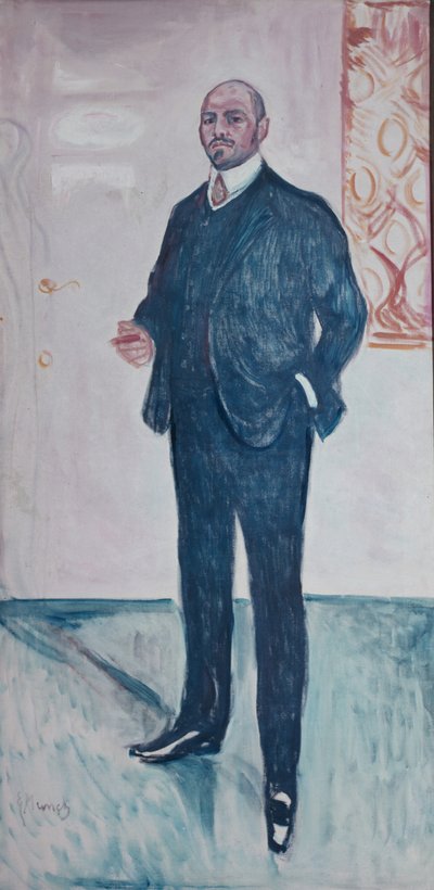 Profesor Walther Rathenau autorstwa Edvard Munch
