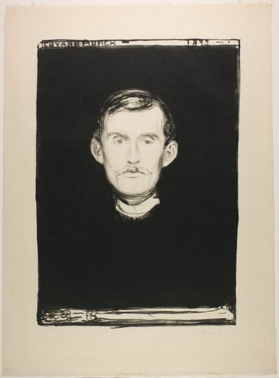 Autoportret autorstwa Edvard Munch