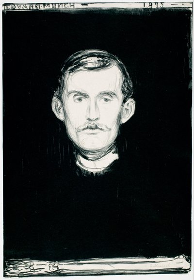 Autoportret autorstwa Edvard Munch